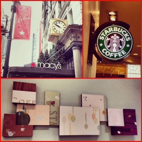 34th and Broadway Starbucks Macy's 3rd Floor